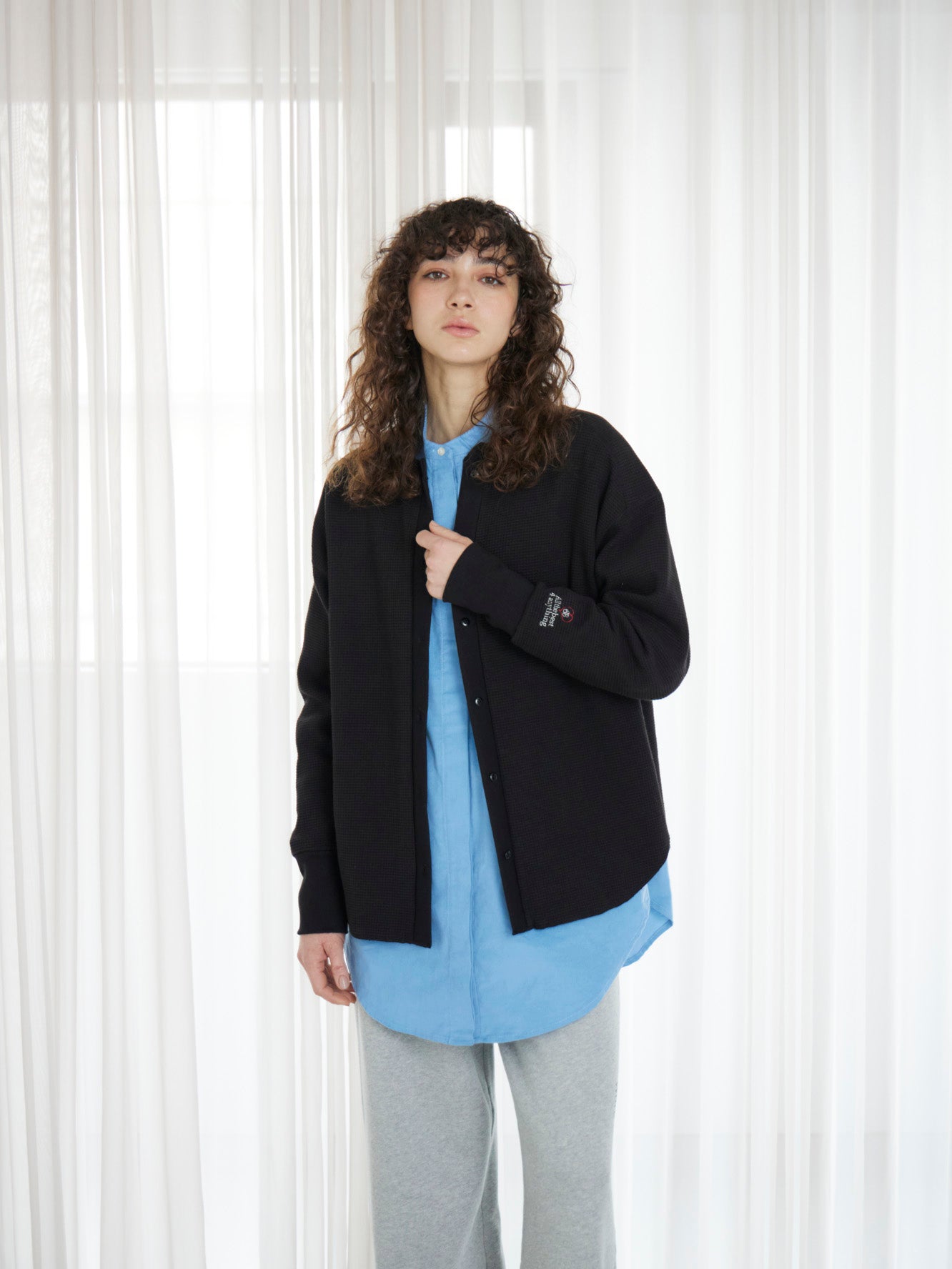 Waffle 2way Cardigan – +81BRANCA
