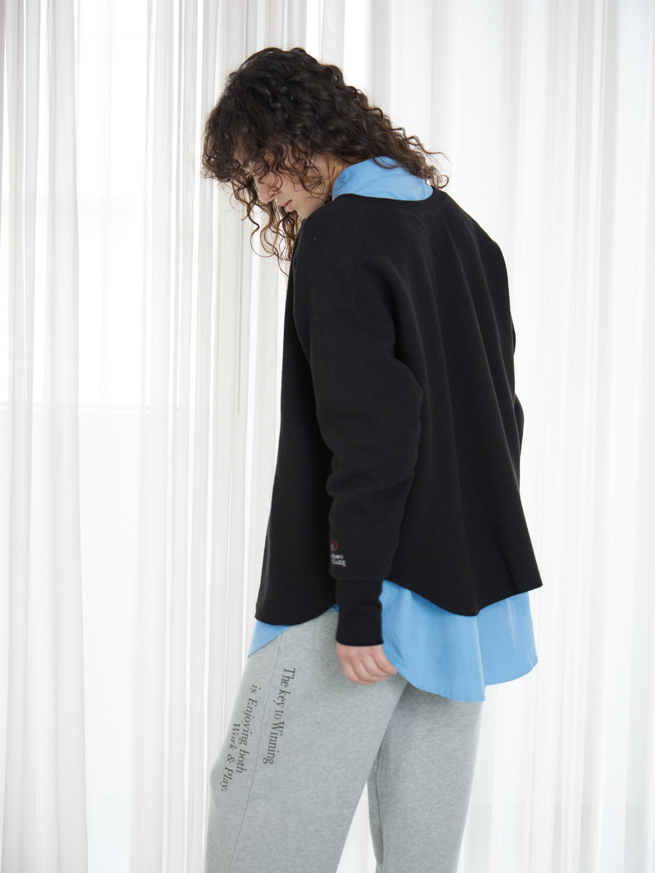 Waffle 2way Cardigan