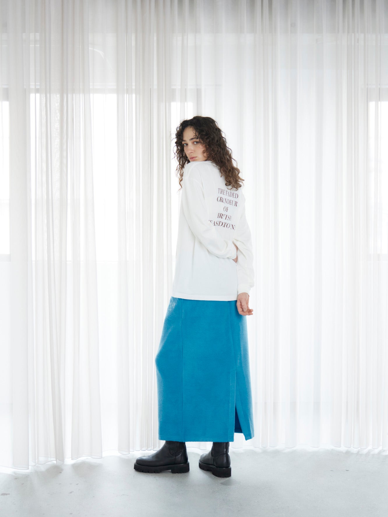 Embroidery Boa Skirt