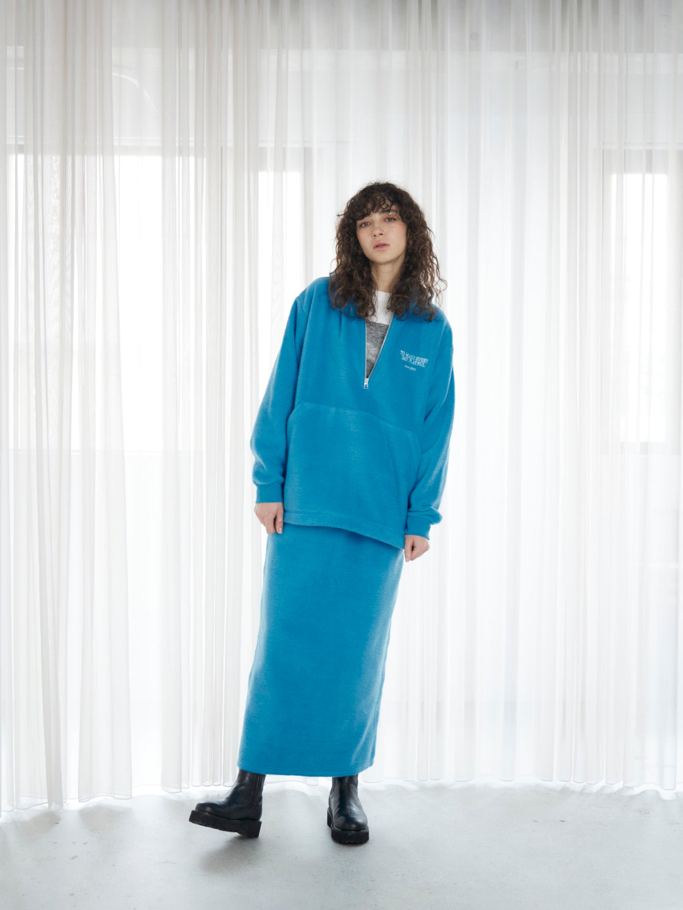 Embroidery Boa Skirt