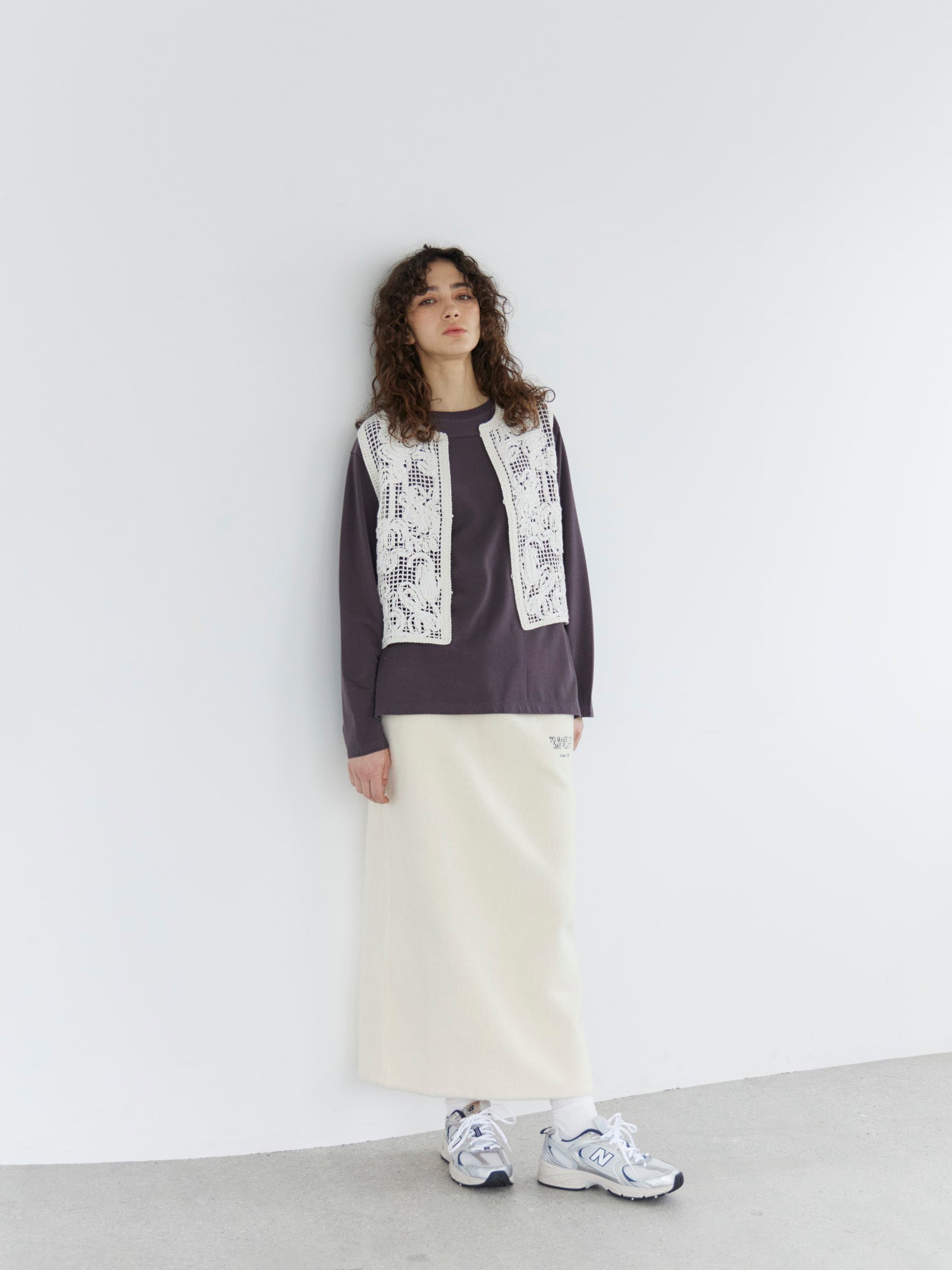 Embroidery Boa Skirt