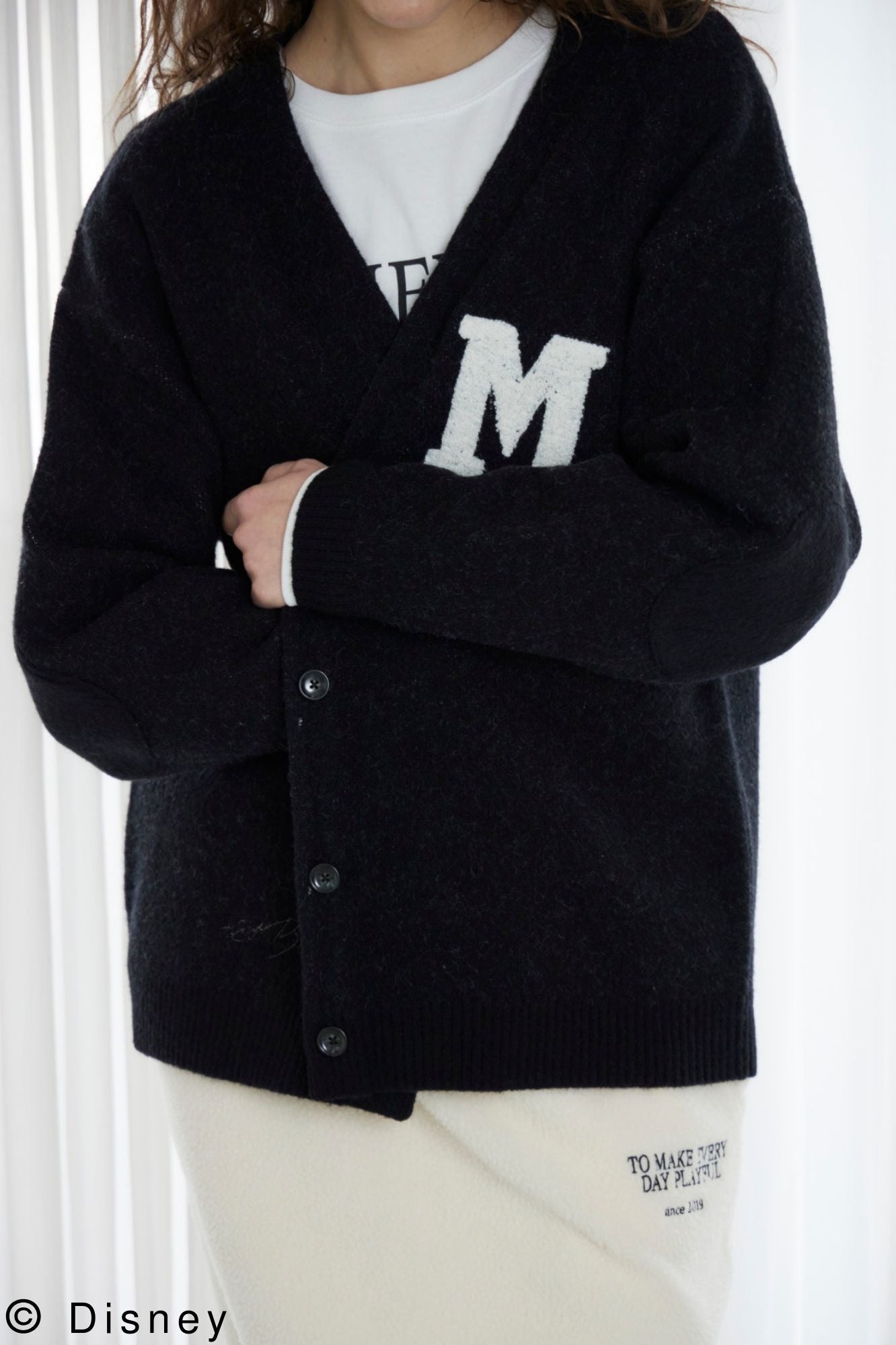 ［Mickey Mouse］Knit Cadigan