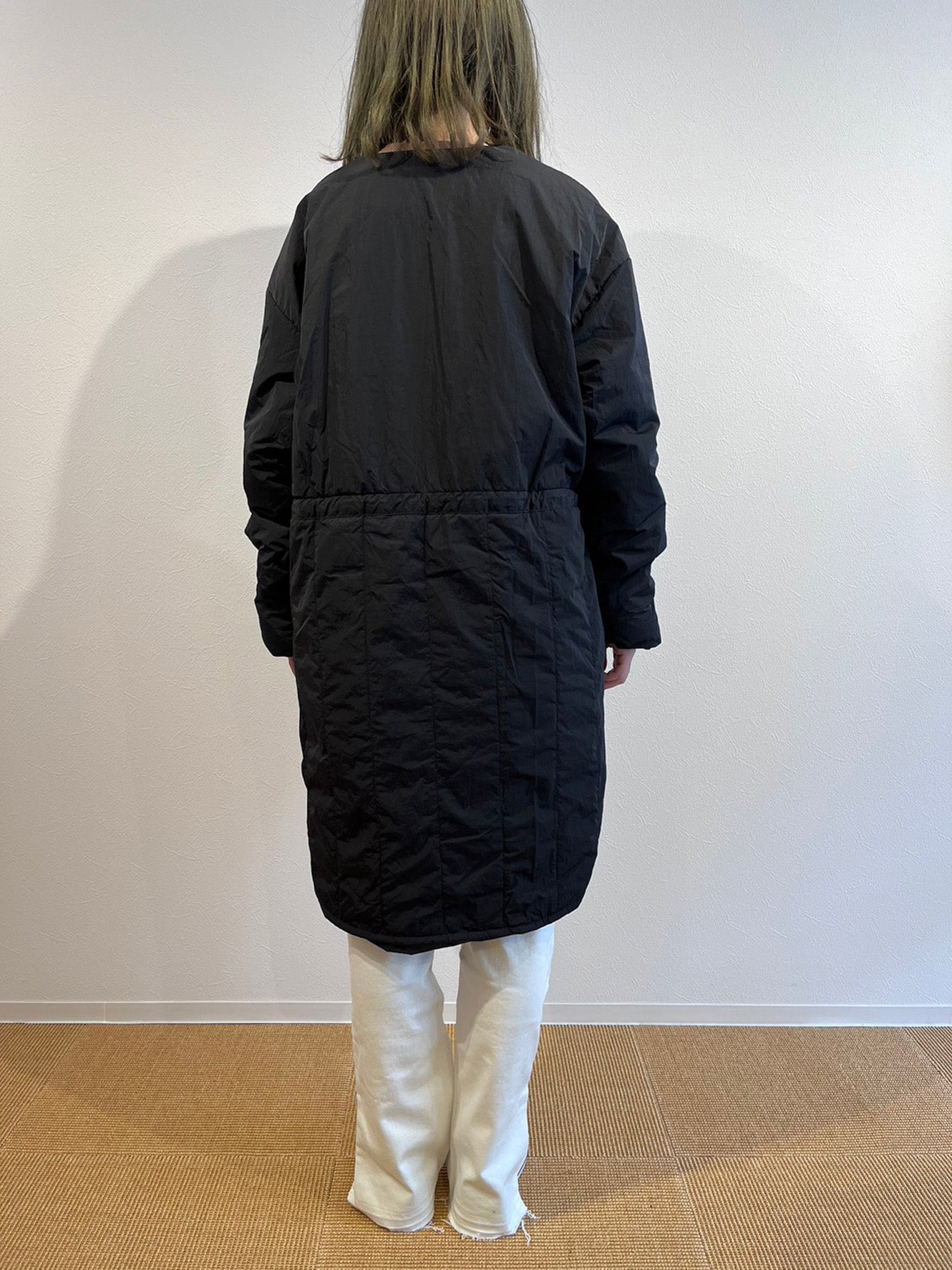 Quilting no collar coat