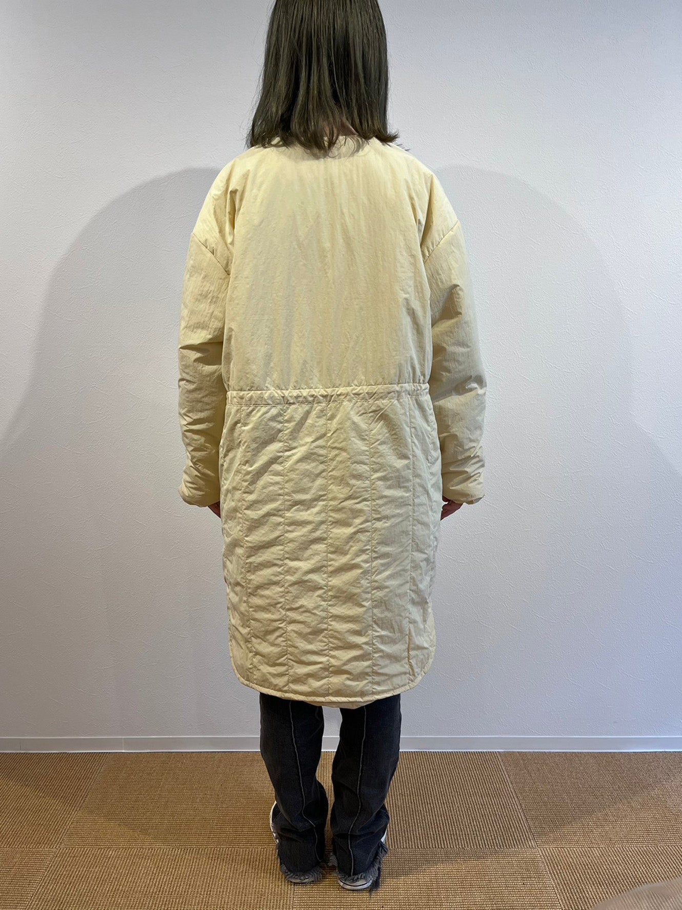 Quilting no collar coat – +81BRANCA