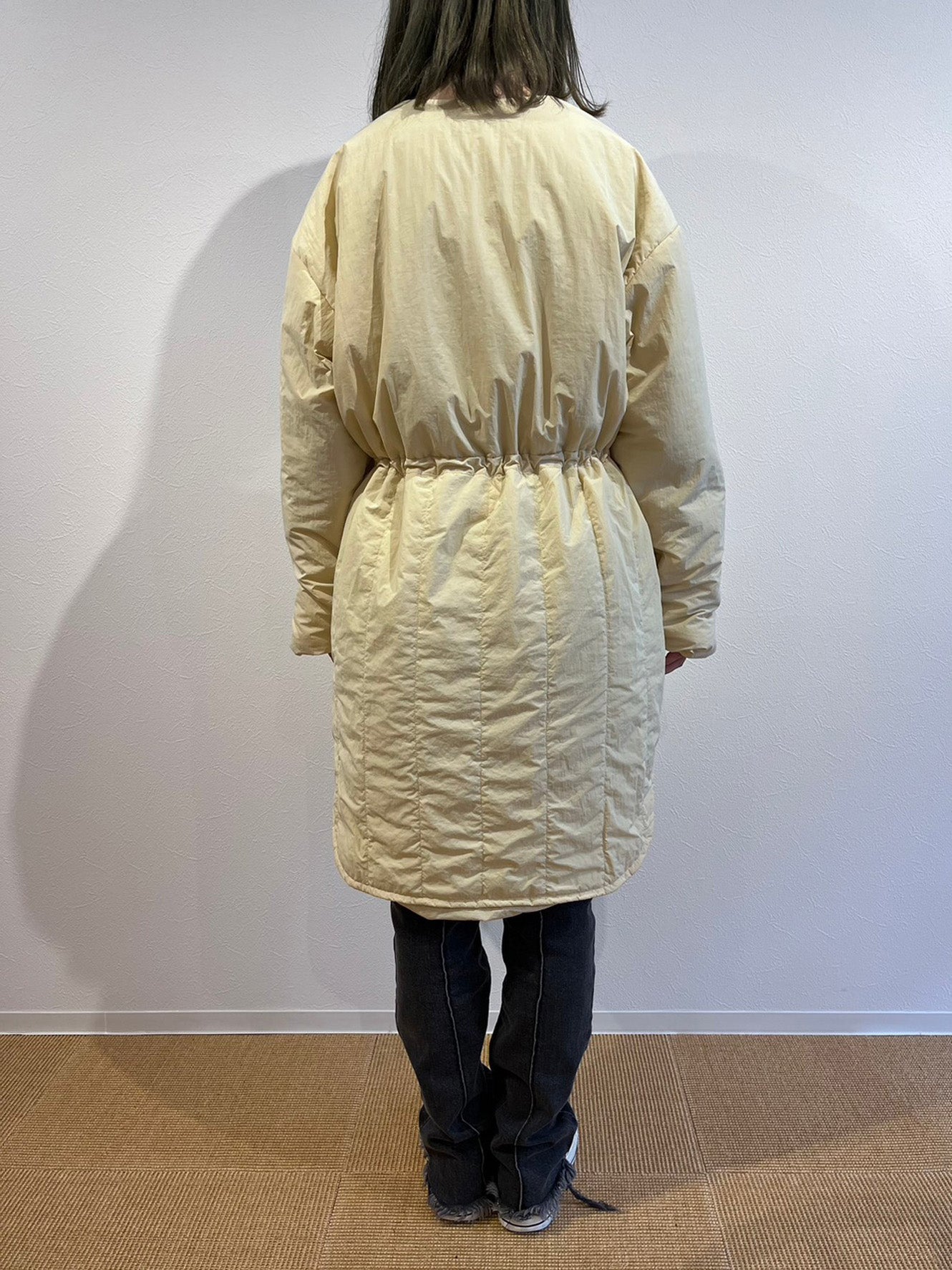 Quilting no collar coat – +81BRANCA