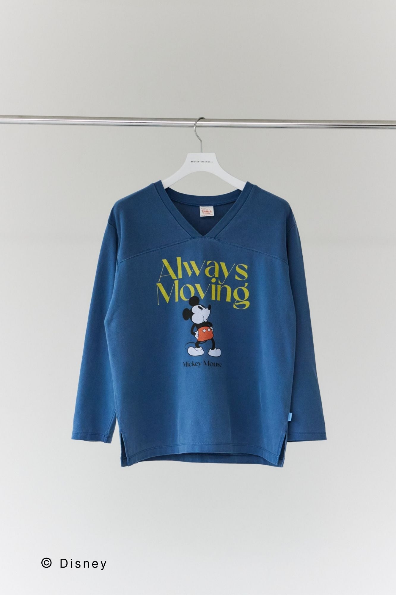 Mickey Mouse］V-neck L/S tee ② – +81BRANCA