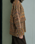 Mix colour yarn high neck PO