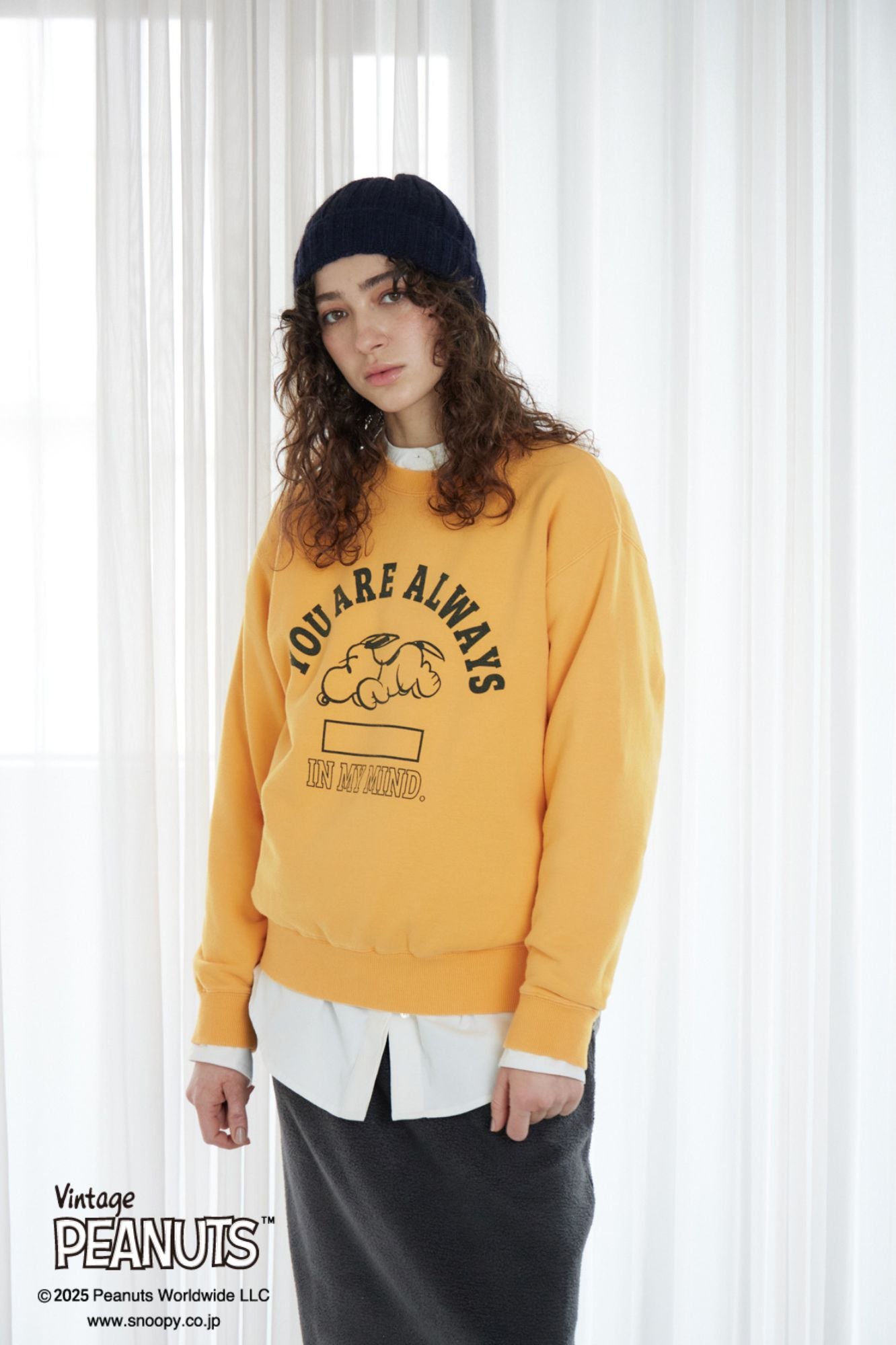 SNOOPY OZONE wash Sweat ②