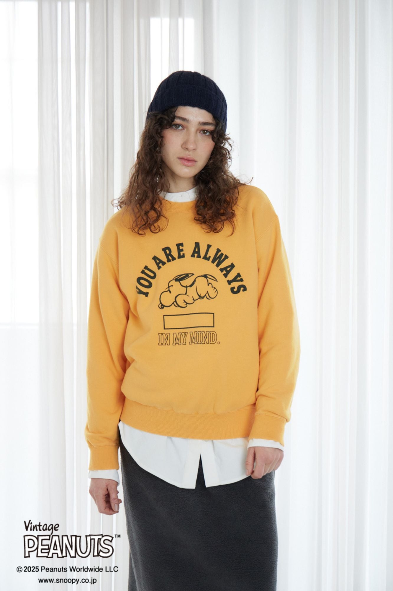 SNOOPY OZONE wash Sweat ②