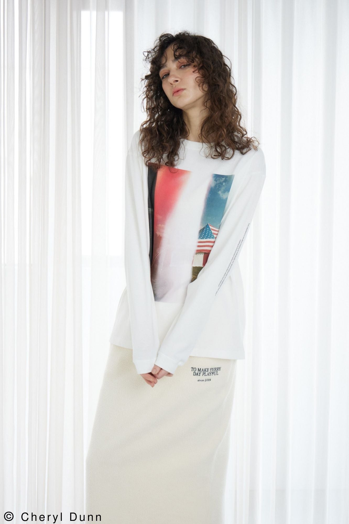 Cheryl Dunn Photo L/S Tee ① – +81BRANCA