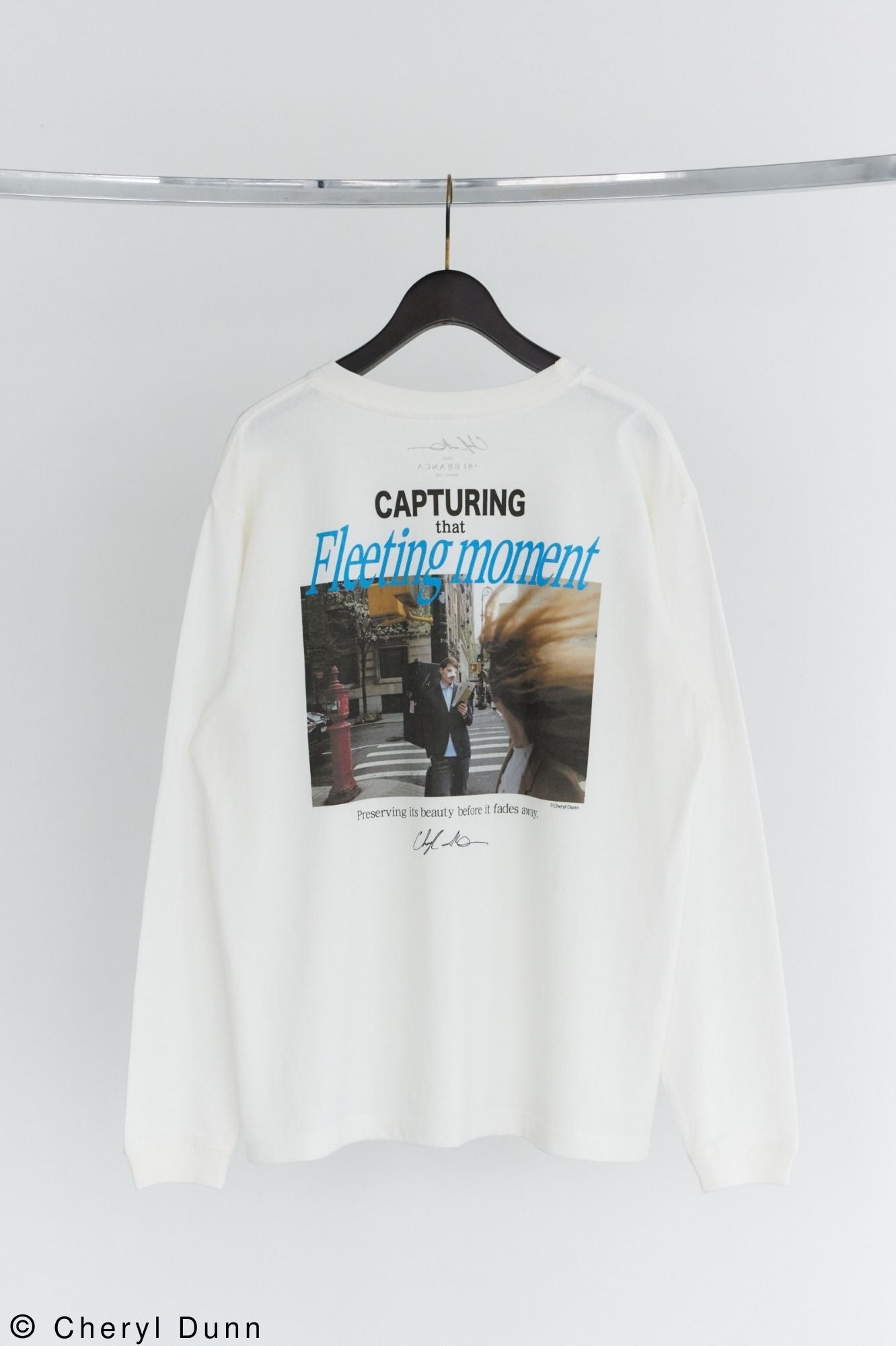JANESMITH CHERYL DUNN フォトTシャツ ホワイト 38 美品 Cheryl Dunn Photo L/S Tee ② – +81BRANCA