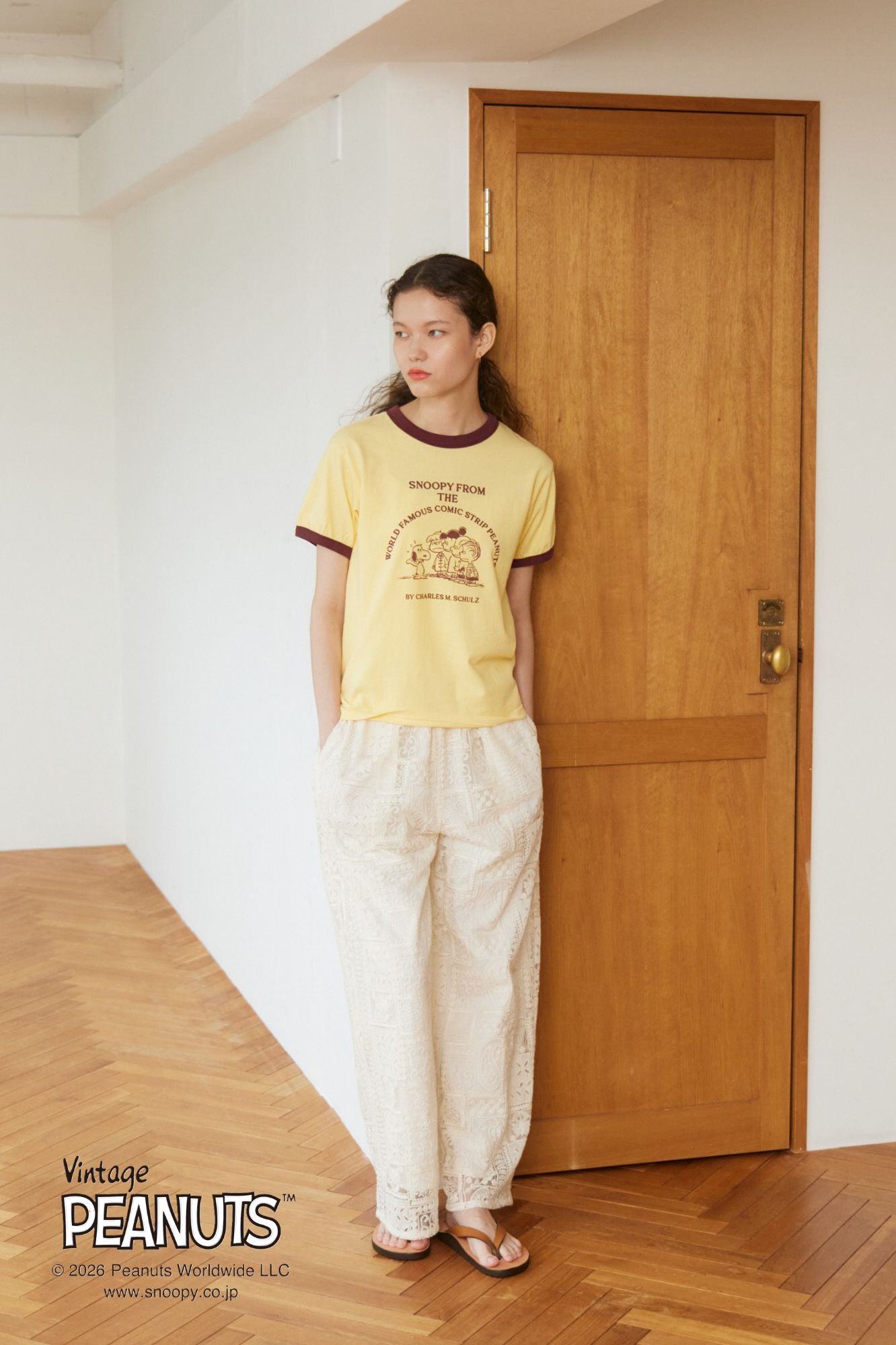 Peanuts ringer tee