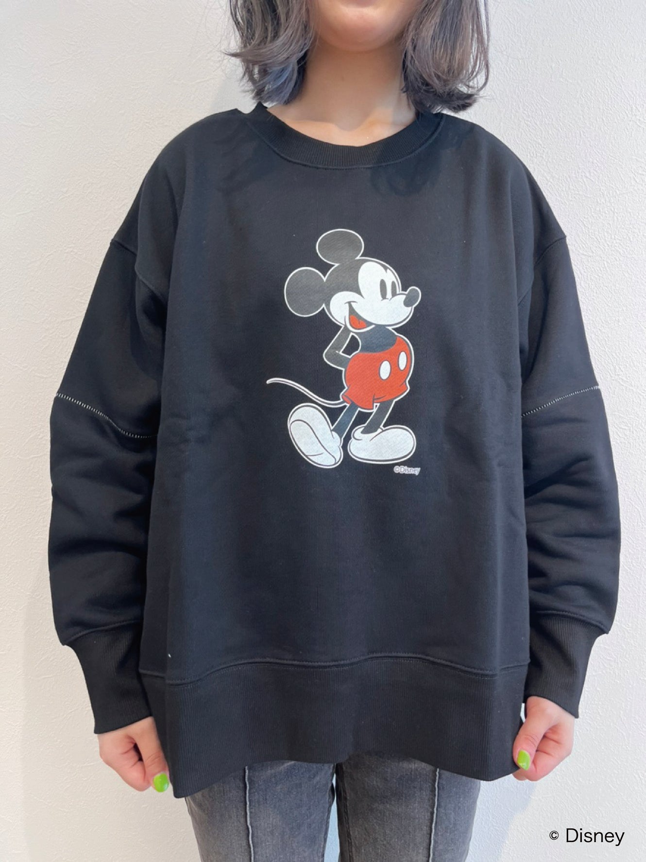 Side bents sweat ［Mickey Mouse］ – +81BRANCA