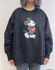 Side bents sweat ［Mickey Mouse］