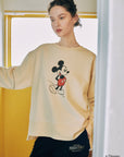 Side bents sweat ［Mickey Mouse］