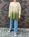 Step dyeing Fisherman Knit