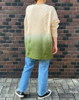 Step dyeing Fisherman Knit