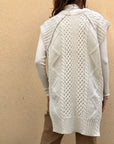 2way Aran Knit Vest